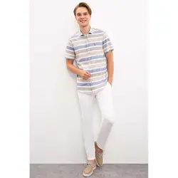 قیمت و خرید پیراهن آستین کوتاه مردانه یو اس پولو کد 75259 | بانی استایل