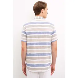 قیمت و خرید پیراهن آستین کوتاه مردانه یو اس پولو کد 75259 | بانی استایل