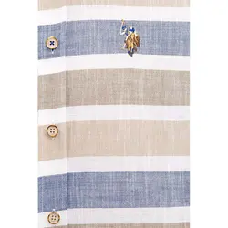 قیمت و خرید پیراهن آستین کوتاه مردانه یو اس پولو کد 75259 | بانی استایل