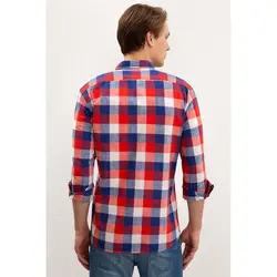 خرید پیراهن چهارخانه مردانه یو اس پولو کد 75184 | فروشگاه اینترنتی بانی استایل