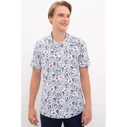 قیمت و خرید پیراهن آستین کوتاه مردانه یو اس پولو کد 75199 | بانی استایل