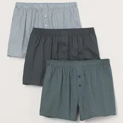 خرید شورت مردانه بسته 3 عددی اچ اند ام کد 75058 | بانی استایل