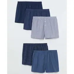 خرید شورت مردانه بسته 5 عددی اچ اند ام کد 75014 | بانی استایل