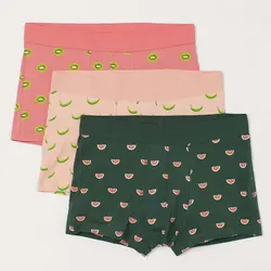 خرید شورت مردانه بسته 3 عددی اچ اند ام کد 74908 | بانی استایل