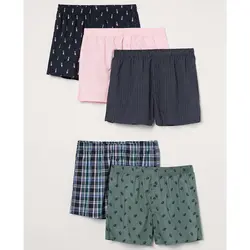 خرید شورت مردانه بسته 5 عددی اچ اند ام کد 74847 | بانی استایل