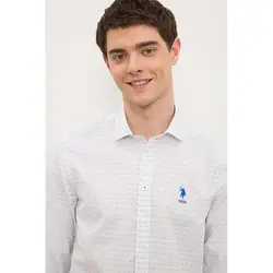 قیمت و خرید پیراهن آستین بلند مردانه یو اس پولو کد 72852 | بانی استایل