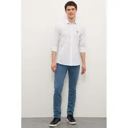 قیمت و خرید پیراهن آستین بلند مردانه یو اس پولو کد 72852 | بانی استایل