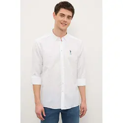 قیمت و خرید پیراهن آستین بلند مردانه یو اس پولو کد 72792 | بانی استایل