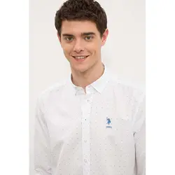 قیمت و خرید پیراهن آستین بلند مردانه یو اس پولو کد 72792 | بانی استایل