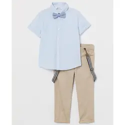 خرید ست پیراهن و شلوار پسرانه اچ اند ام کد 72513 | فروشگاه اینترنتی بانی استایل