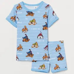 خرید ست تیشرت و شلوارک راحتی پسرانه اچ اند ام کد 72445 | بانی استایل