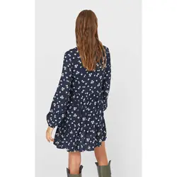 خرید پیراهن کوتاه زنانه استرادیواریوس کد 71005 | فروشگاه اینترنتی بانی استایل