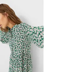 خرید پیراهن کوتاه زنانه استرادیواریوس کد 70983 | فروشگاه اینترنتی بانی استایل