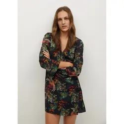 قیمت و خرید پیراهن کوتاه یقه هفت زنانه منگو کد 68390 | بانی استایل