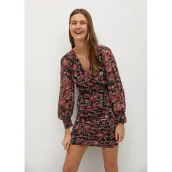 خرید پیراهن گلدار زنانه منگو کد 68462 | فروشگاه اینترنتی بانی استایل