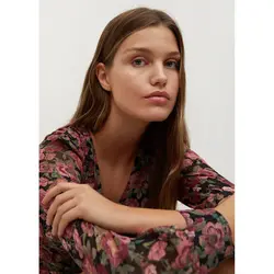 خرید پیراهن گلدار زنانه منگو کد 68462 | فروشگاه اینترنتی بانی استایل