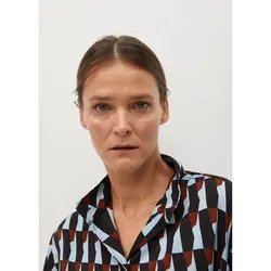 خرید شومیز طرح دار زنانه منگو کد 67813 | فروشگاه اینترنتی بانی استایل