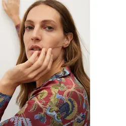 خرید شومیز آستین بلند زنانه منگو کد 67744 | فروشگاه اینترنتی بانی استایل