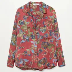 خرید شومیز آستین بلند زنانه منگو کد 67744 | فروشگاه اینترنتی بانی استایل