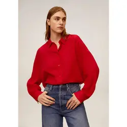 خرید شومیز آستین بلند زنانه منگو کد 67656 | فروشگاه اینترنتی بانی استایل