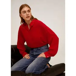 خرید شومیز آستین بلند زنانه منگو کد 67656 | فروشگاه اینترنتی بانی استایل