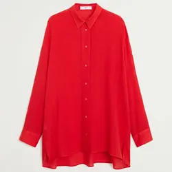 خرید شومیز آستین بلند زنانه منگو کد 67656 | فروشگاه اینترنتی بانی استایل