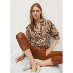 خرید شومیز طرح دار زنانه منگو کد 67522 | فروشگاه اینترنتی بانی استایل