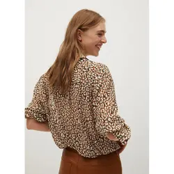 خرید شومیز طرح دار زنانه منگو کد 67522 | فروشگاه اینترنتی بانی استایل