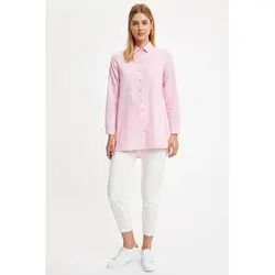 خرید تونیک چهارخانه زنانه دفکتو کد 67131 | فروشگاه اینترنتی بانی استایل