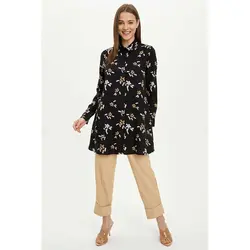 خرید تونیک آستین بلند زنانه دفکتو کد 66986 | فروشگاه اینترنتی بانی استایل