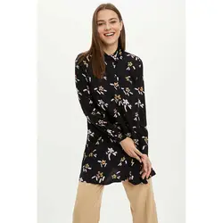 خرید تونیک آستین بلند زنانه دفکتو کد 66986 | فروشگاه اینترنتی بانی استایل