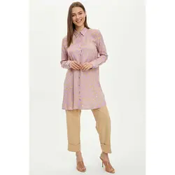 خرید تونیک آستین بلند زنانه دفکتو کد 66980 | فروشگاه اینترنتی بانی استایل