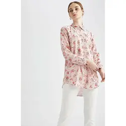 خرید تونیک گلدار زنانه دفکتو کد 66934 | فروشگاه اینترنتی بانی استایل