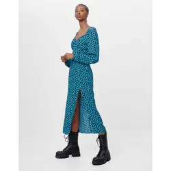 خرید پیراهن میدی زنانه برشکا کد 66275 | فروشگاه اینترنتی بانی استایل