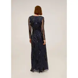 خرید پیراهن بلند پولکی زنانه منگو کد 68300 | فروشگاه اینترنتی بانی استایل