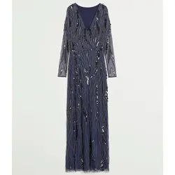 خرید پیراهن بلند پولکی زنانه منگو کد 68300 | فروشگاه اینترنتی بانی استایل