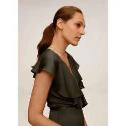 خرید پیراهن بلند زنانه منگو کد 68187 | فروشگاه اینترنتی بانی استایل