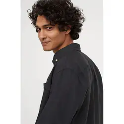 خرید پیراهن آکسفورد مردانه اچ اند ام کد 60972 | فروشگاه اینترنتی بانی استایل