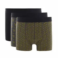 خرید شورت باکسر مردانه بسته 3 عددی دفکتو کد 60876 | بانی استایل