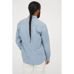 خرید پیراهن جین آستین بلند مردانه اچ اند ام کد 61264 | بانی استایل