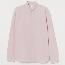 خرید پیراهن آکسفورد مردانه اچ اند ام کد 61214 | فروشگاه اینترنتی بانی استایل