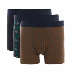 خرید شورت باکسر مردانه بسته 3 عددی دفکتو کد 60808 | بانی استایل