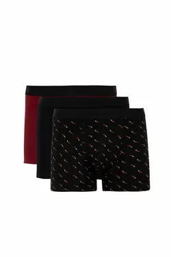 خرید شورت باکسر مردانه بسته 3 عددی دفکتو کد 60579 | بانی استایل