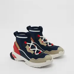 خرید کفش ساق دار پسرانه زارا کد 58051 | فروشگاه اینترنتی بانی استایل