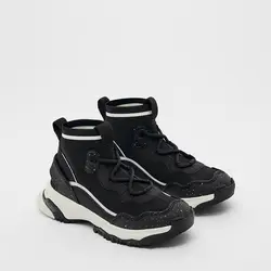 خرید کفش ساق دار پسرانه زارا کد 58033 | فروشگاه اینترنتی بانی استایل