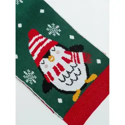 ست کلاه و شال گردن طرح کریسمس دخترانه ال سی وایکیکی کد 55225