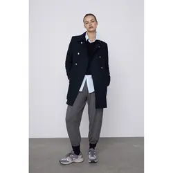 قیمت و خرید پالتو زنانه زارا کد 55151 | فروشگاه اینترنتی بانی استایل