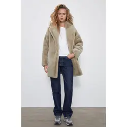 قیمت و خرید پالتو زنانه زارا کد 54855 | فروشگاه اینترنتی بانی استایل