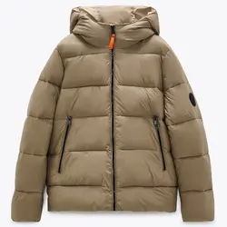 خرید کاپشن پفی زنانه زارا کد 54808 | فروشگاه اینترنتی بانی استایل