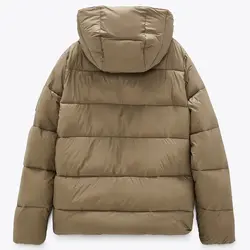 خرید کاپشن پفی زنانه زارا کد 54808 | فروشگاه اینترنتی بانی استایل